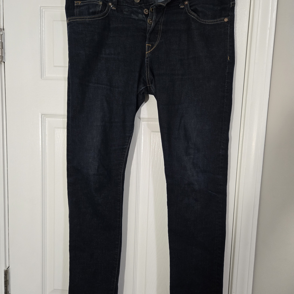 Women's Slim Fit Dark Blue Jeans